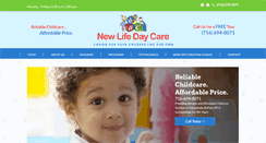 Desktop Screenshot of newlifedaycare.com